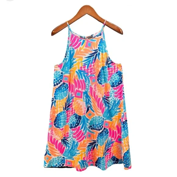 Lilly Pulitzer Margot Swing Dress - Pineapple Print || SZ M - Picture 1 of 7